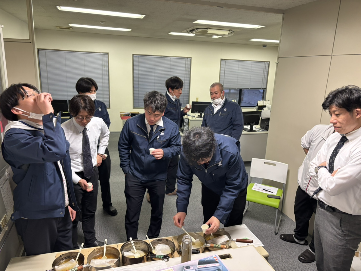 お出汁の勉強会（金沢営業所）